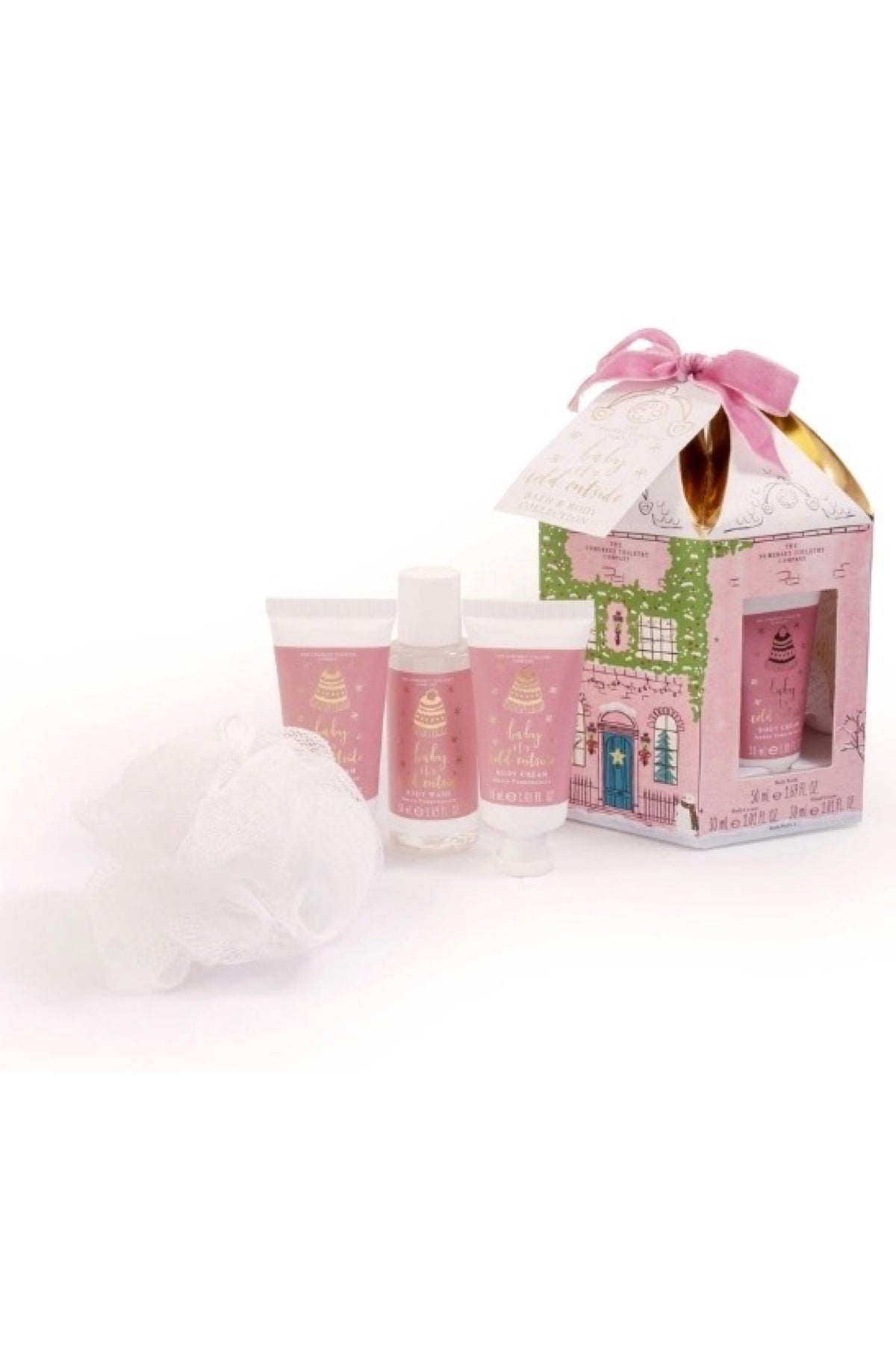 Baby It's Cold Outside Mini Pamper Set Pink