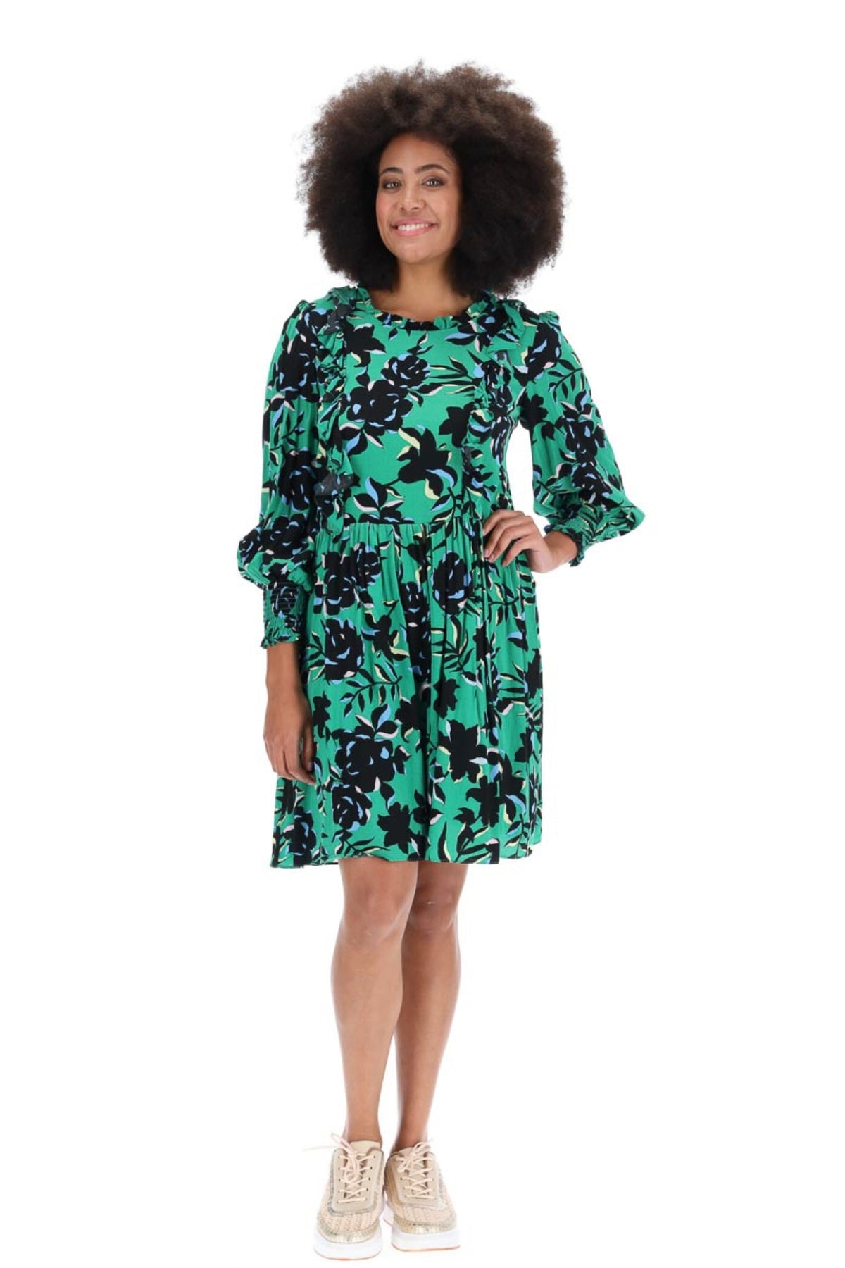 Sammie Viscose Dress Green