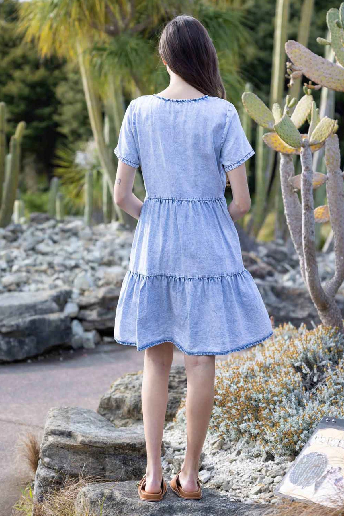 Dawn Dress Blue Wash