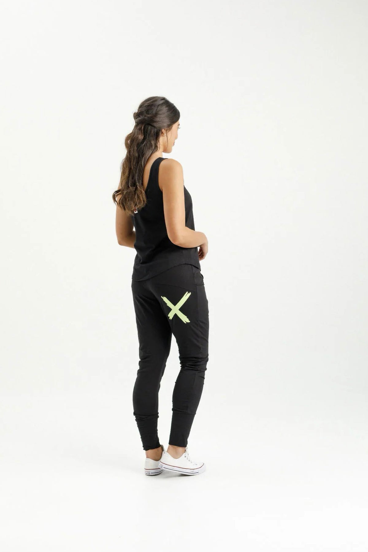 Apartment Pant Black With Lime X