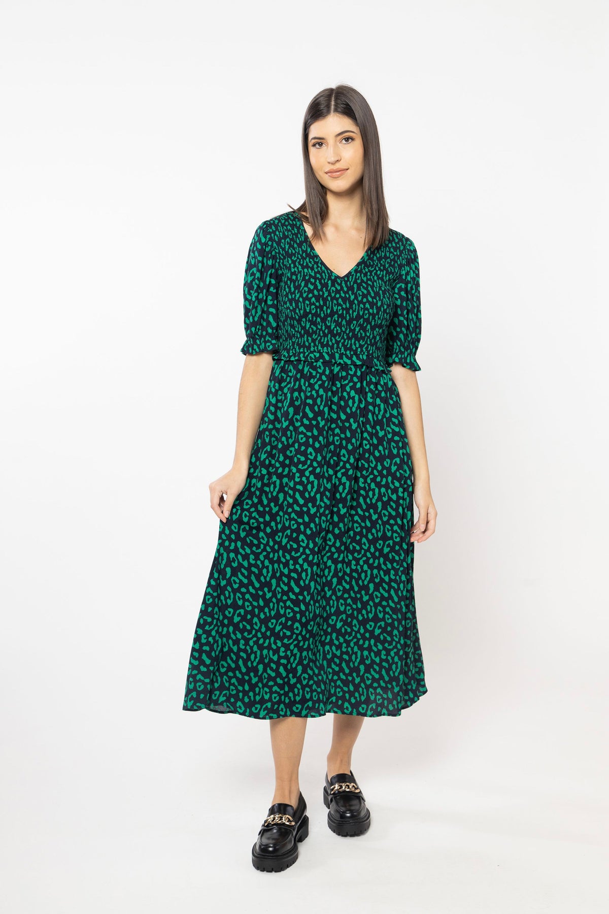 Loving Life Maxi Dress Navy Emerald