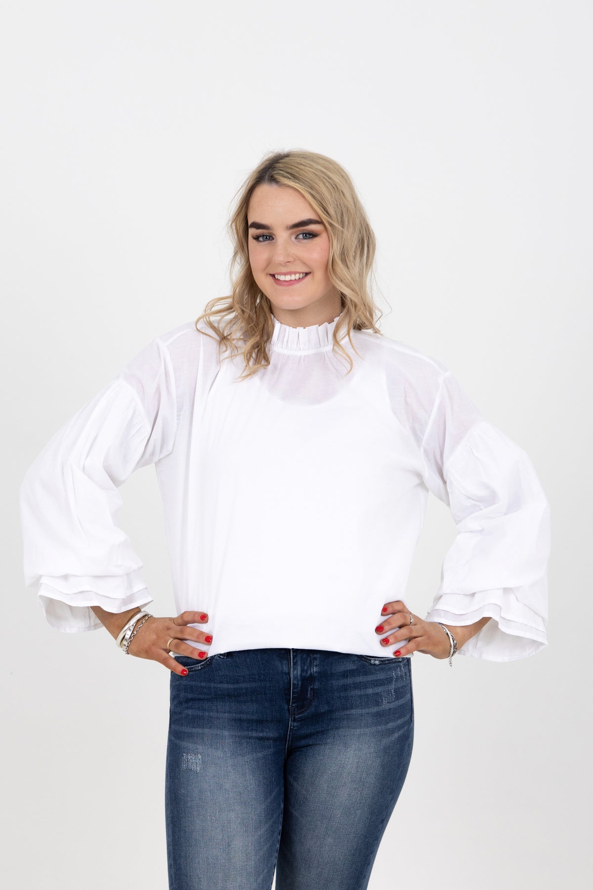 Sophia Top White