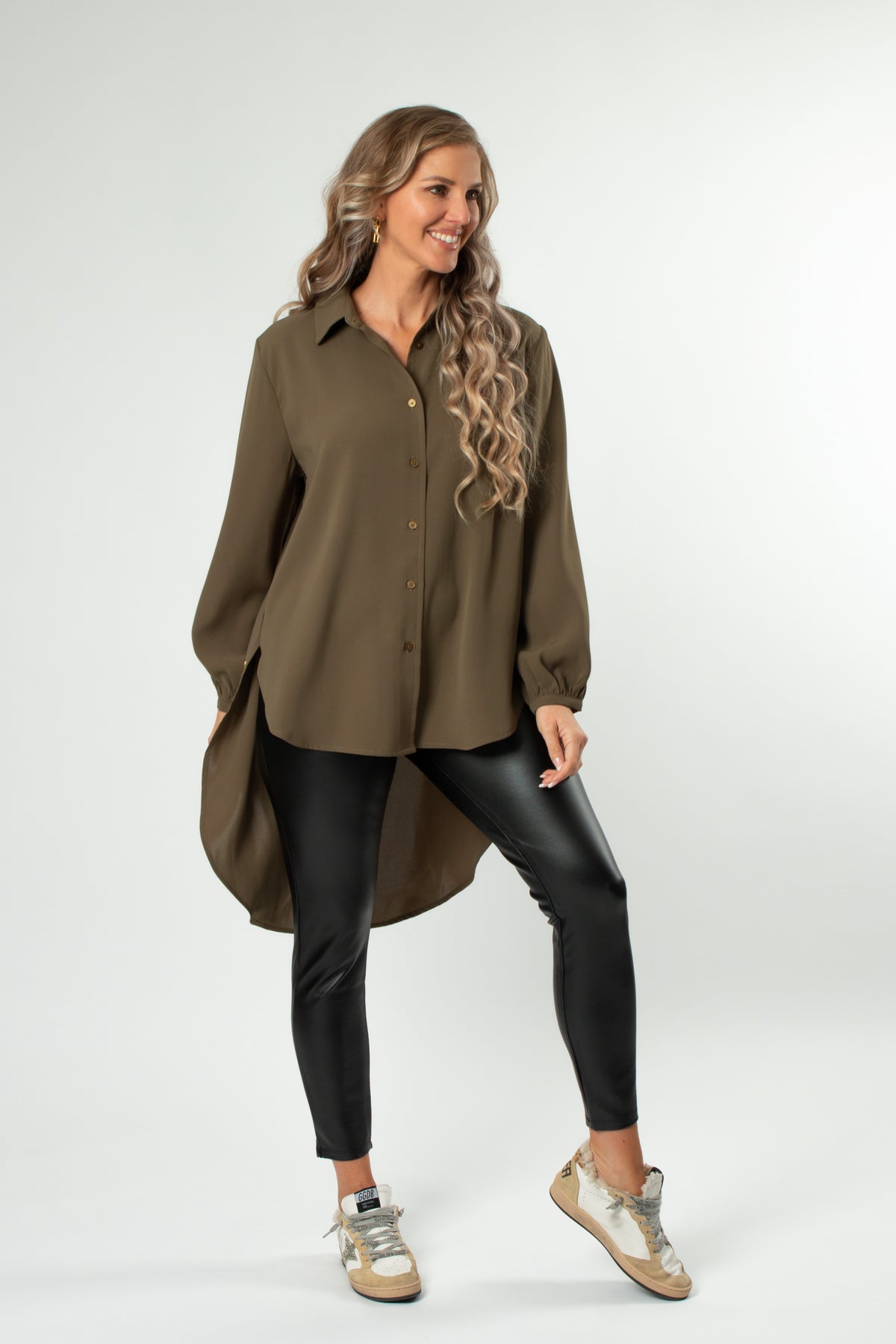 Lisbon Top Khaki