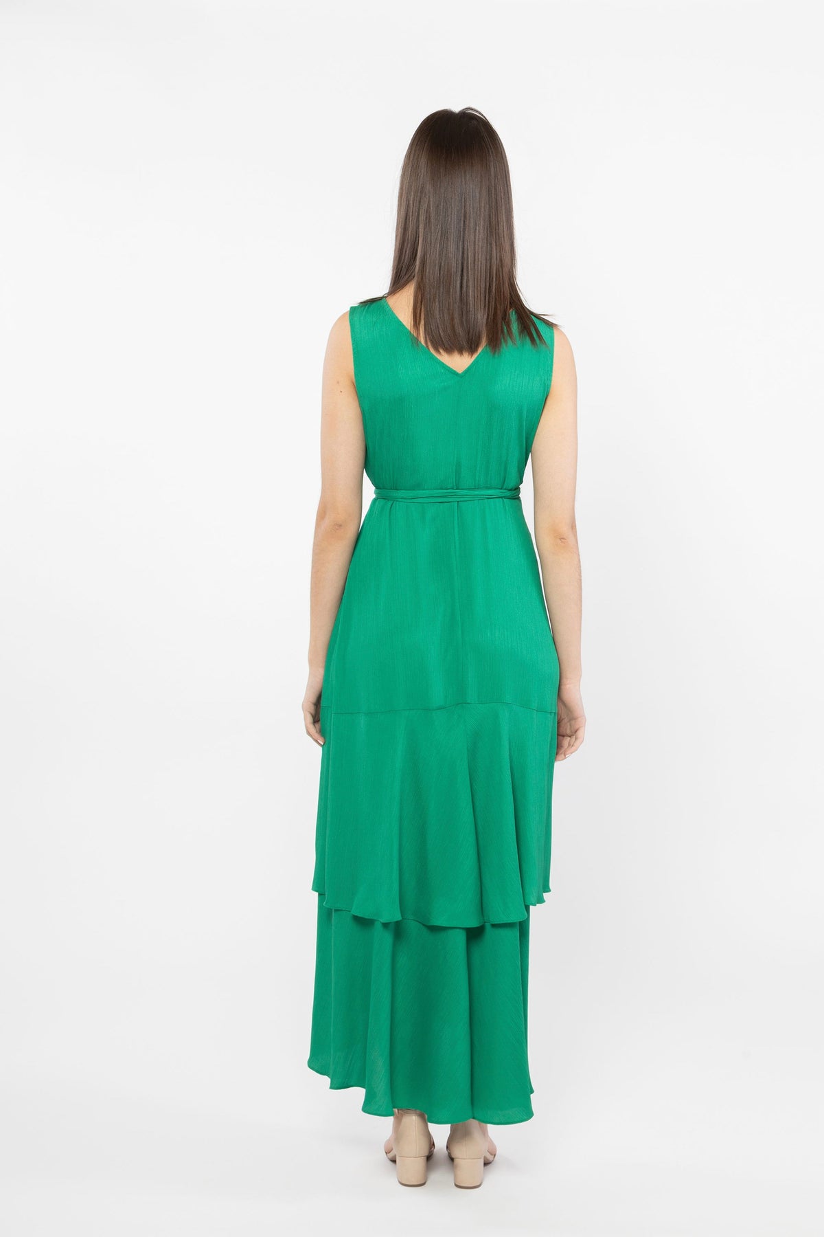 Vibrant Maxi Dress Fauna Crinkle