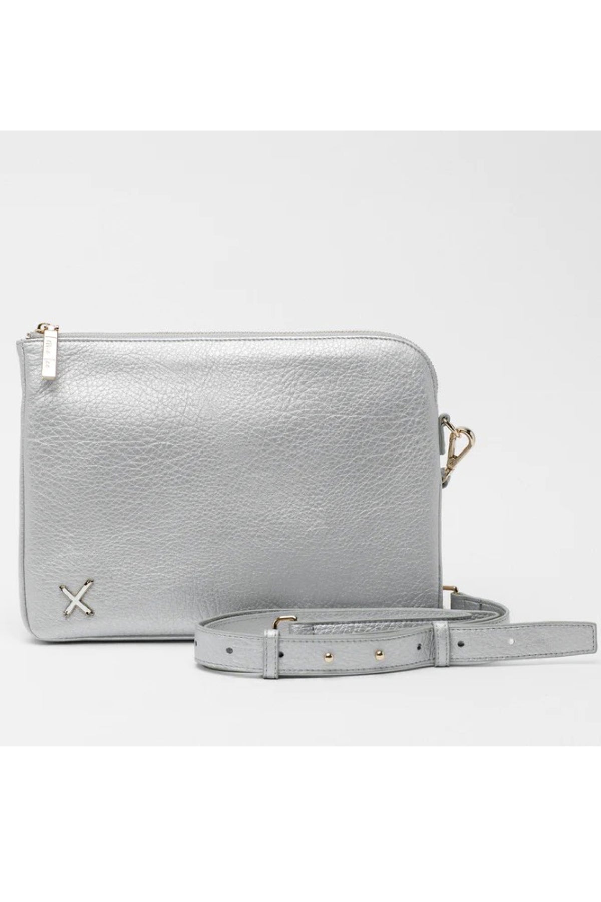 Oversized Clutch Silver