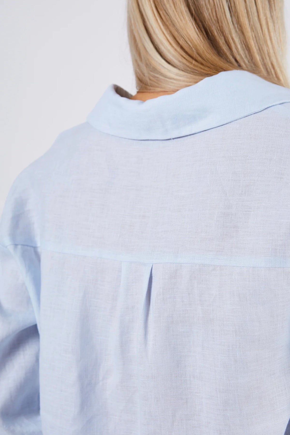 Brit Linen Shirt Blue