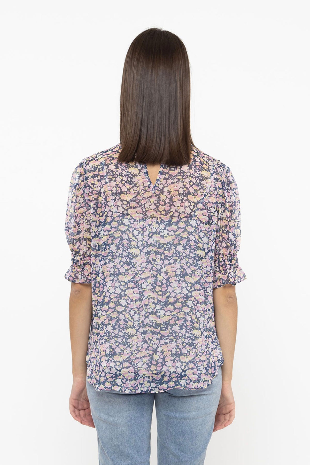 Notting Hill Top Short Sleeve Pink Surprise