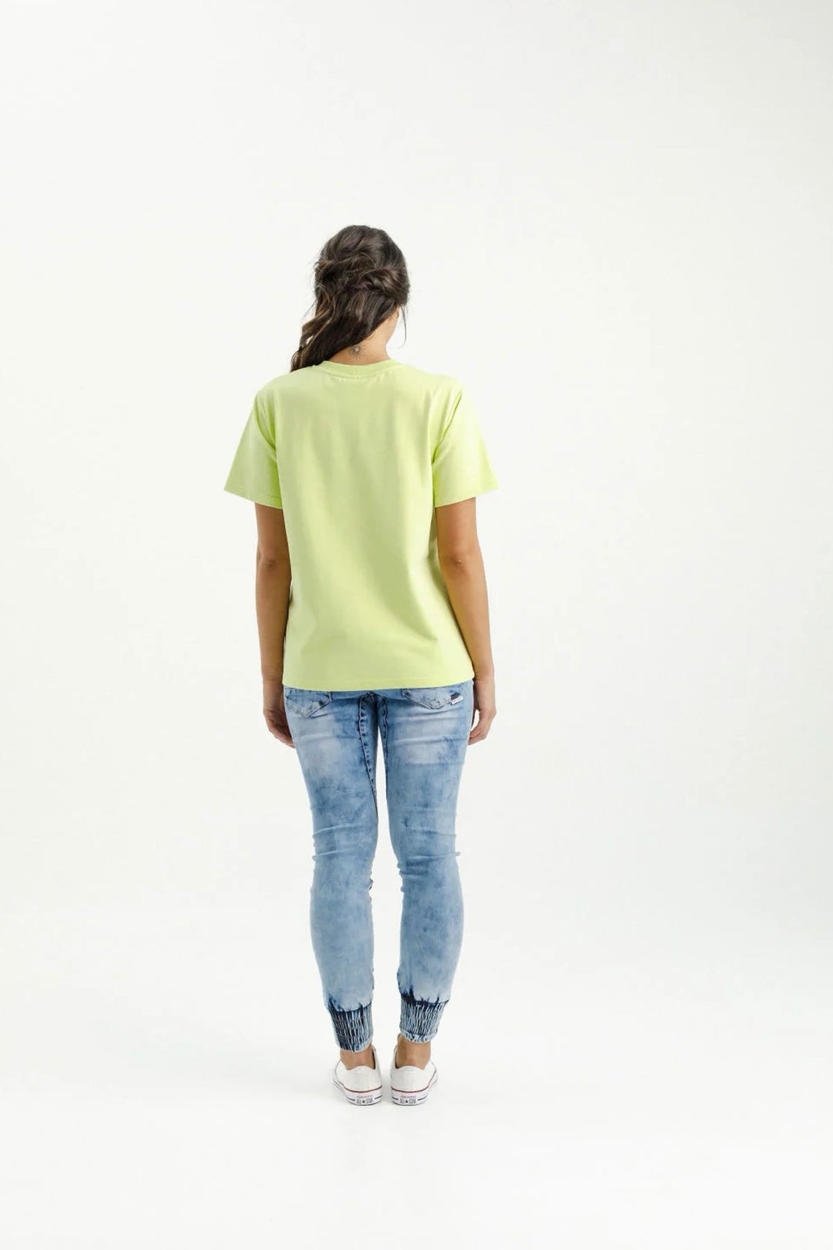 Chris Tee Lime With Mini X