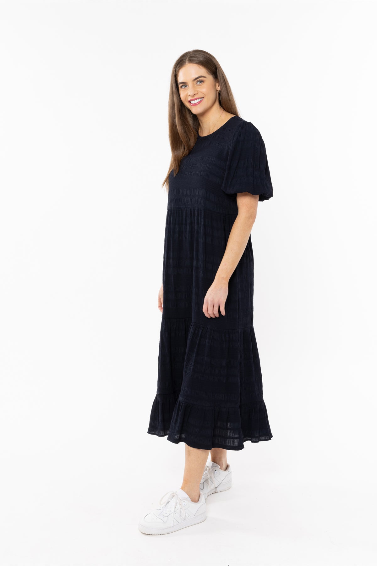 Navy Carefree Maxi Dress