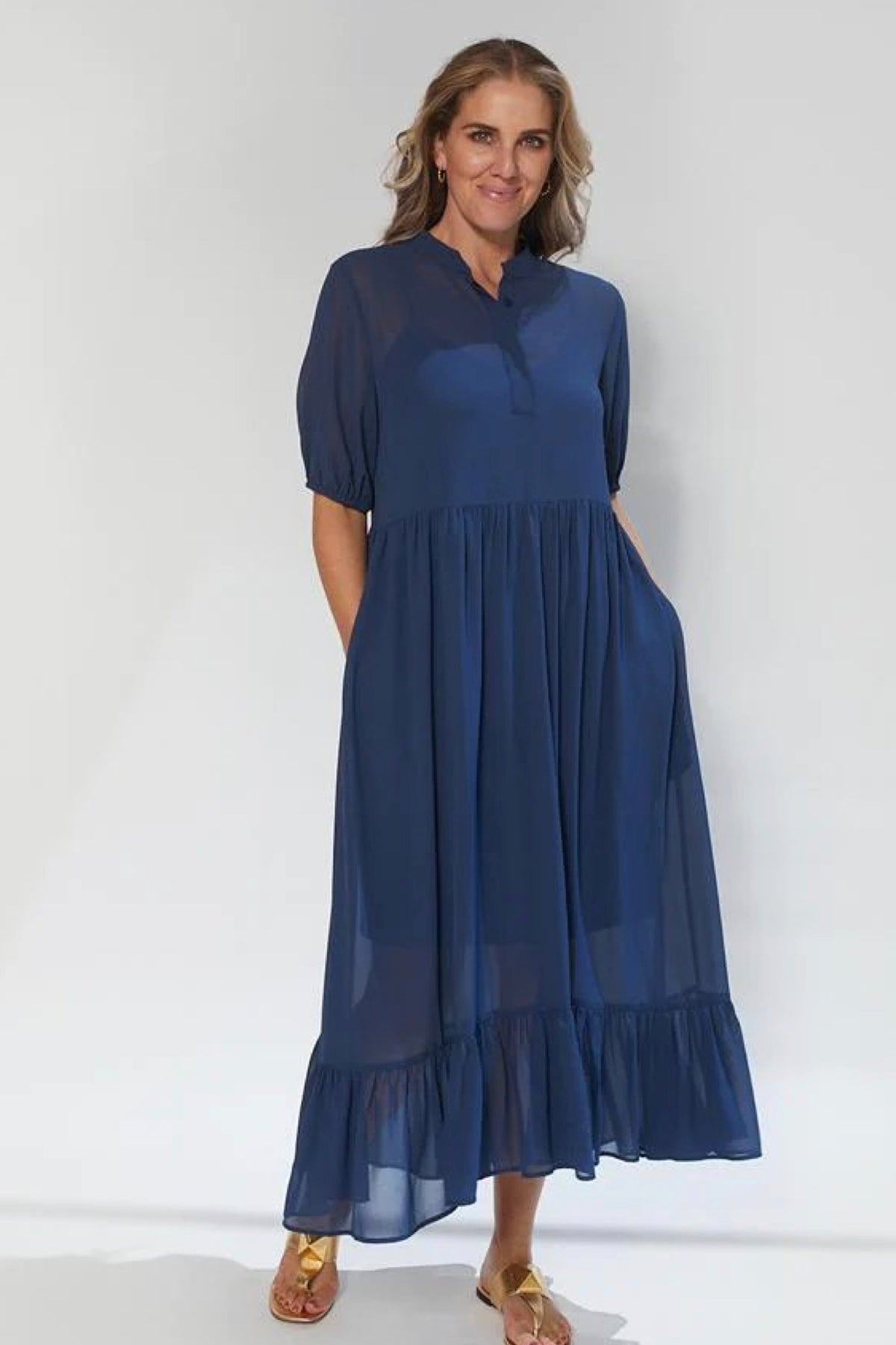 Calypso Dress Indigo