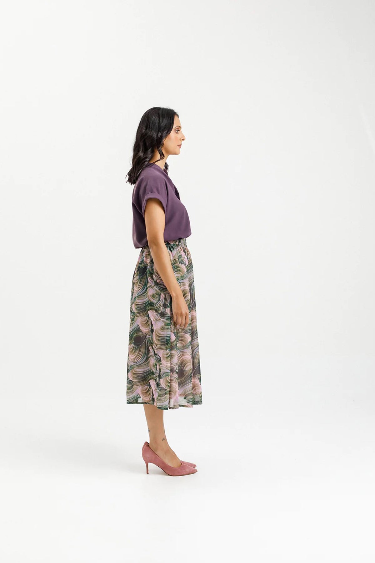 Delilah Skirt Bloom Swirl