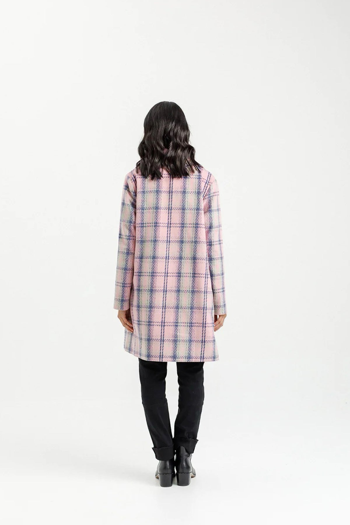 Haley Coat Pink Plaid