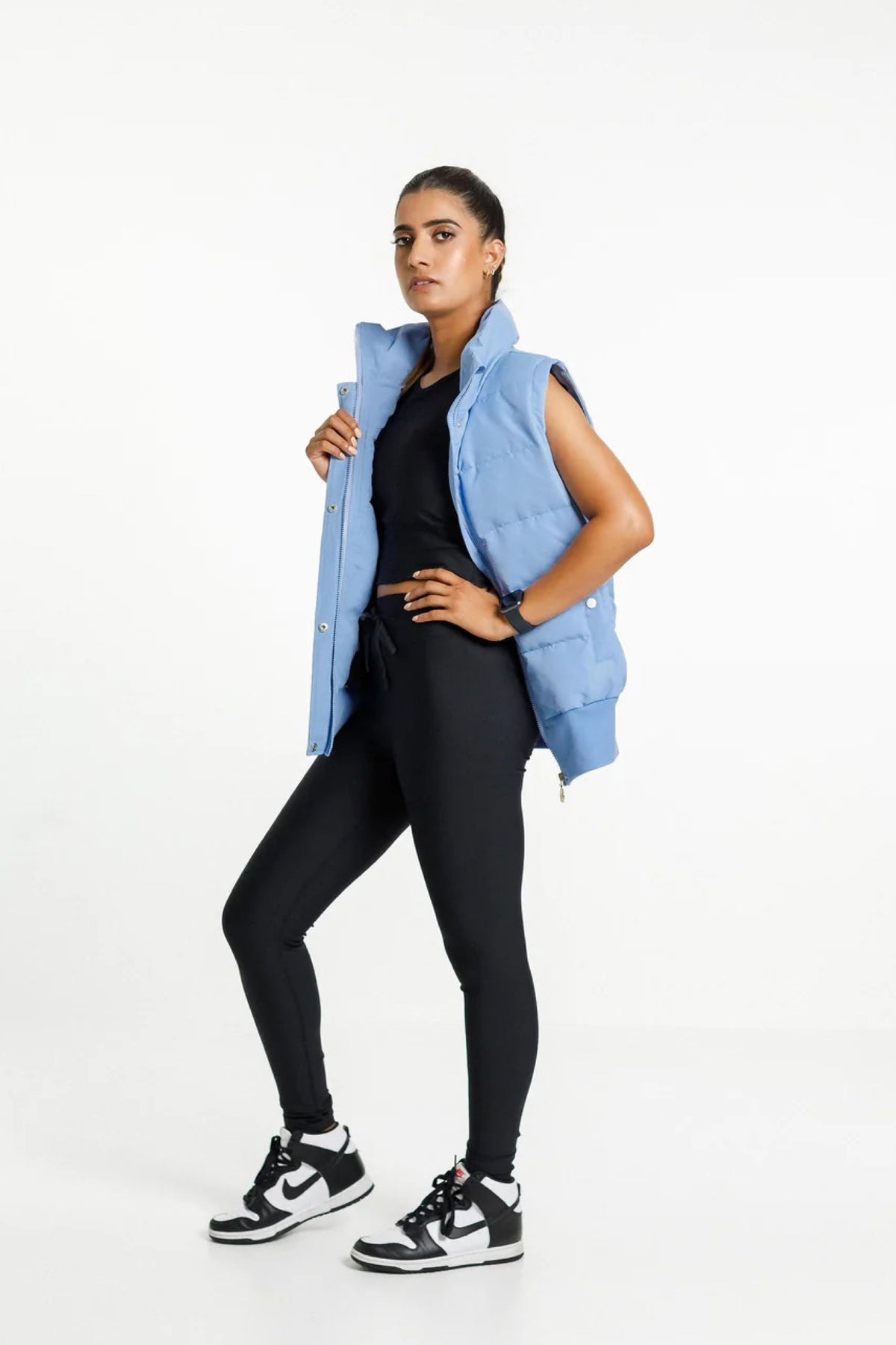 Dawn Puffer Vest Cerulean