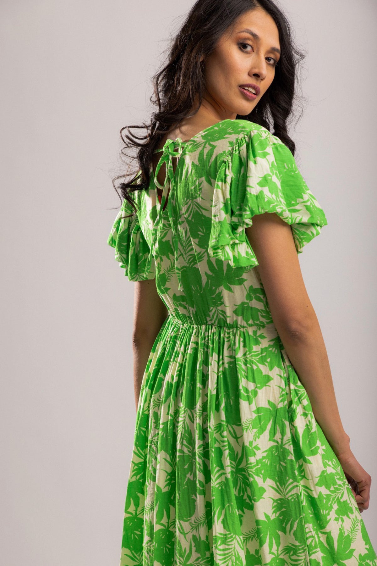 Monterey Dress Green Palm