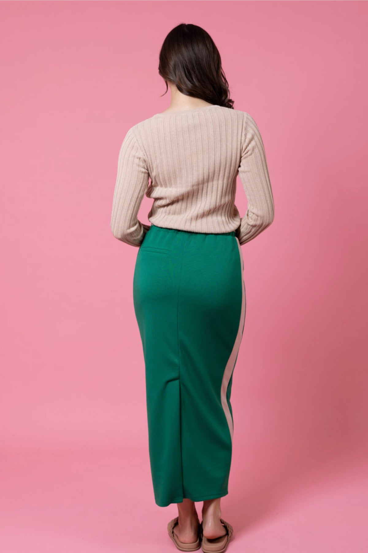 Mattie Sweater Skirt Green