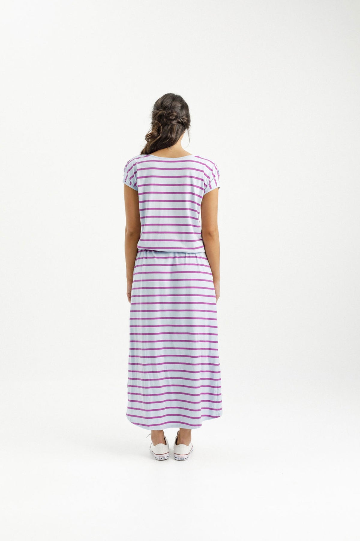 Chelsea Dress Orchid Stripe