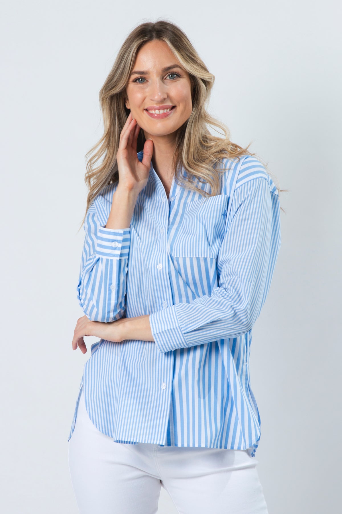 Essentials Shirt Azure Blue