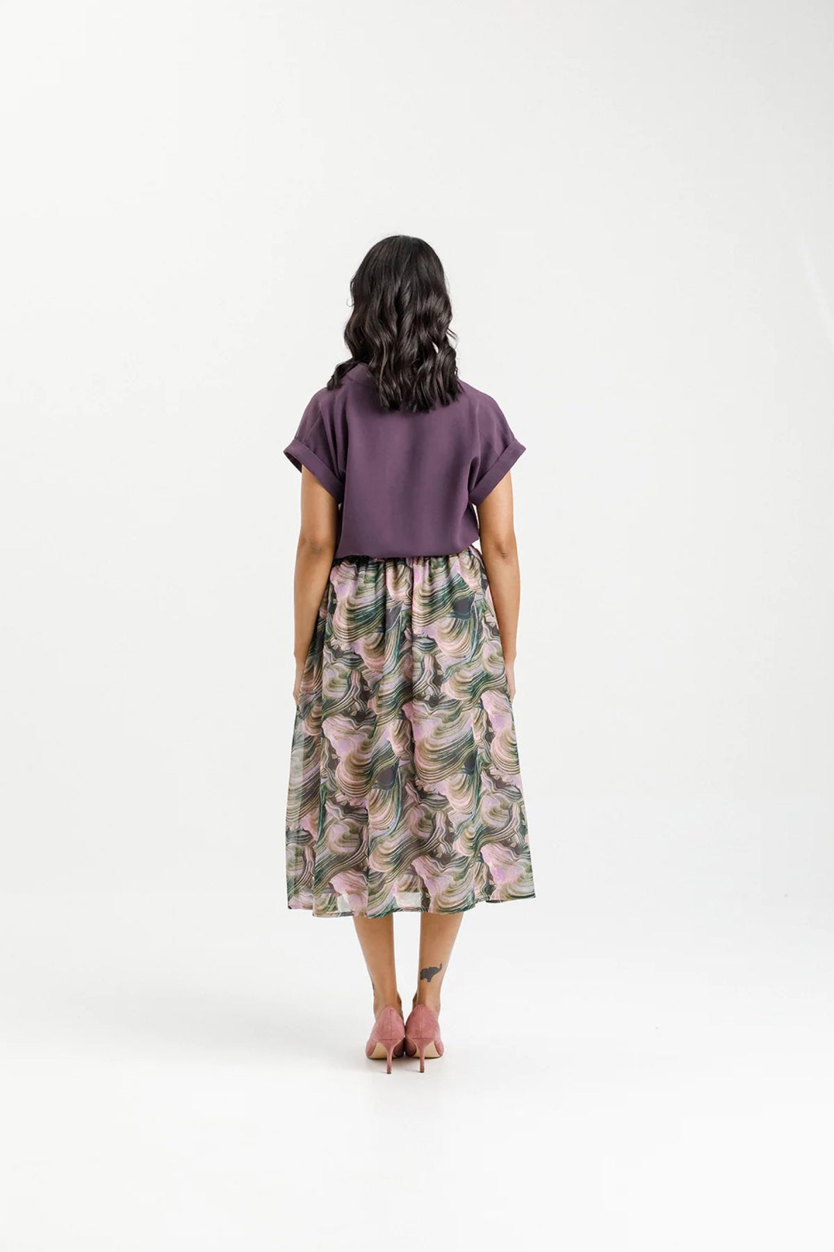 Delilah Skirt Bloom Swirl