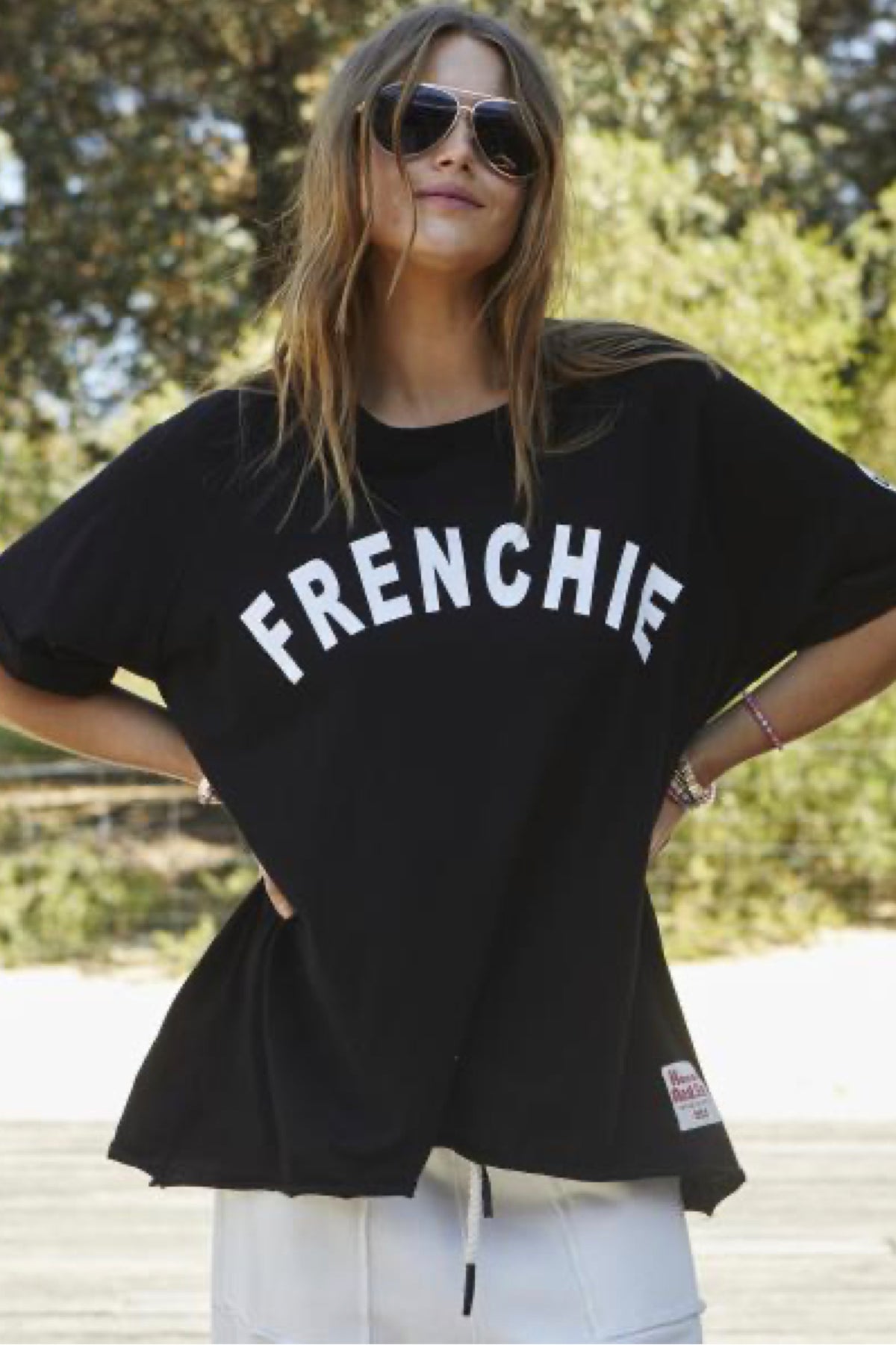 Frenchie Tee Black