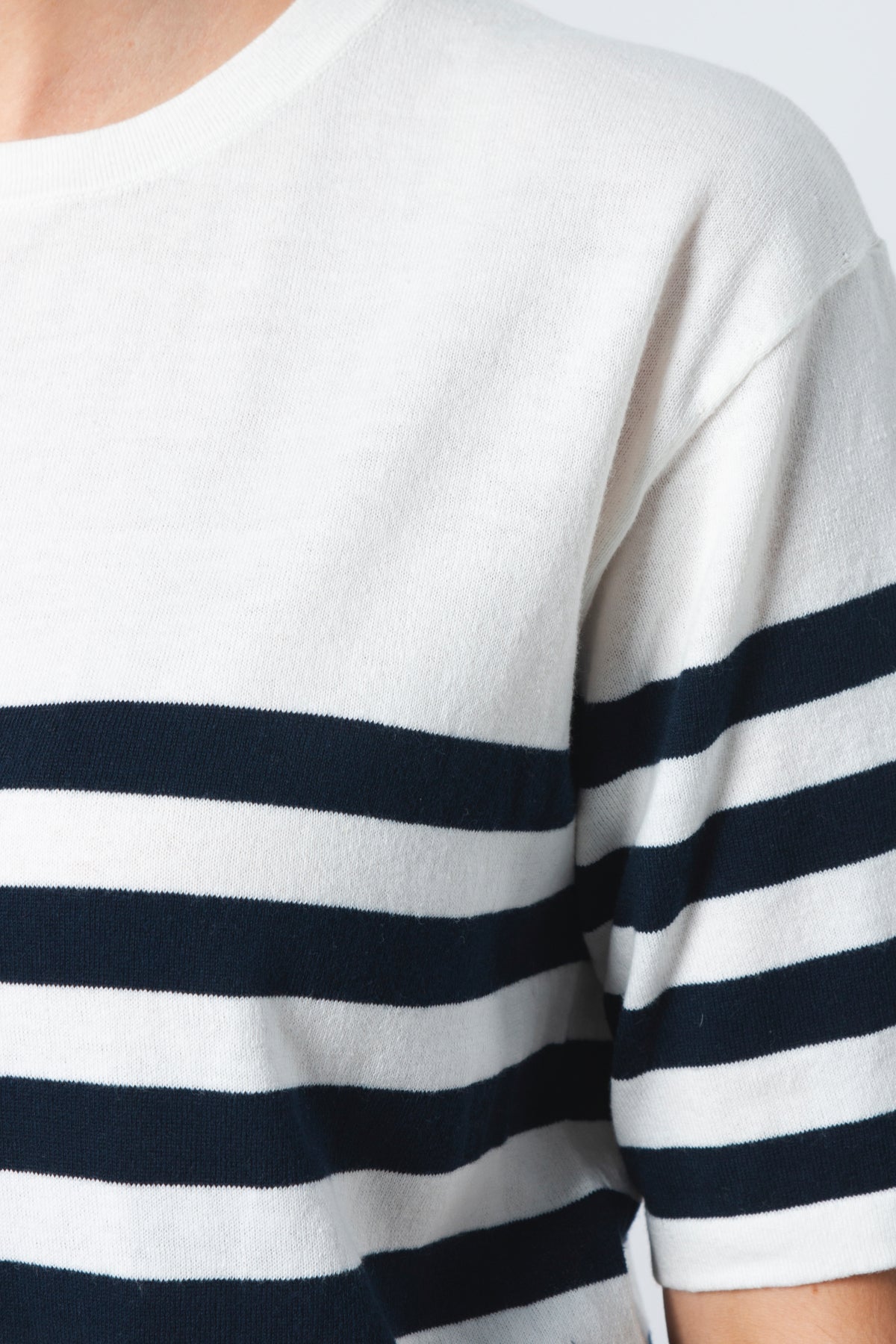 Baldwin Knit Top Navy/White Stripe