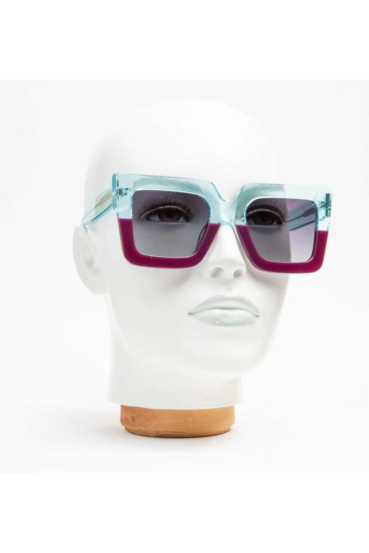 Harlow Turquoise Purple Sunglasses