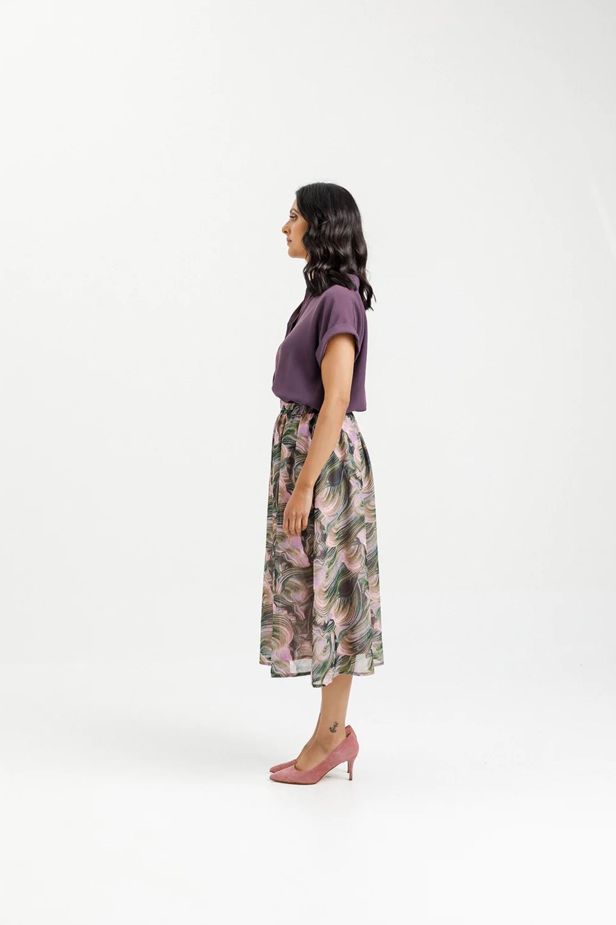 Delilah Skirt Bloom Swirl