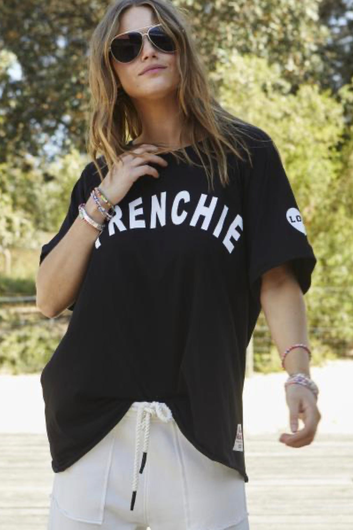 Frenchie Tee Black