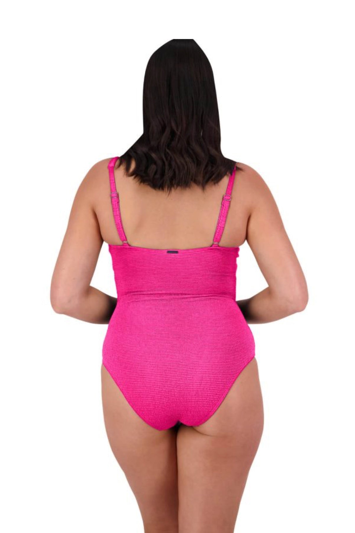 U/W Wrap Suit Hot Pink C/D