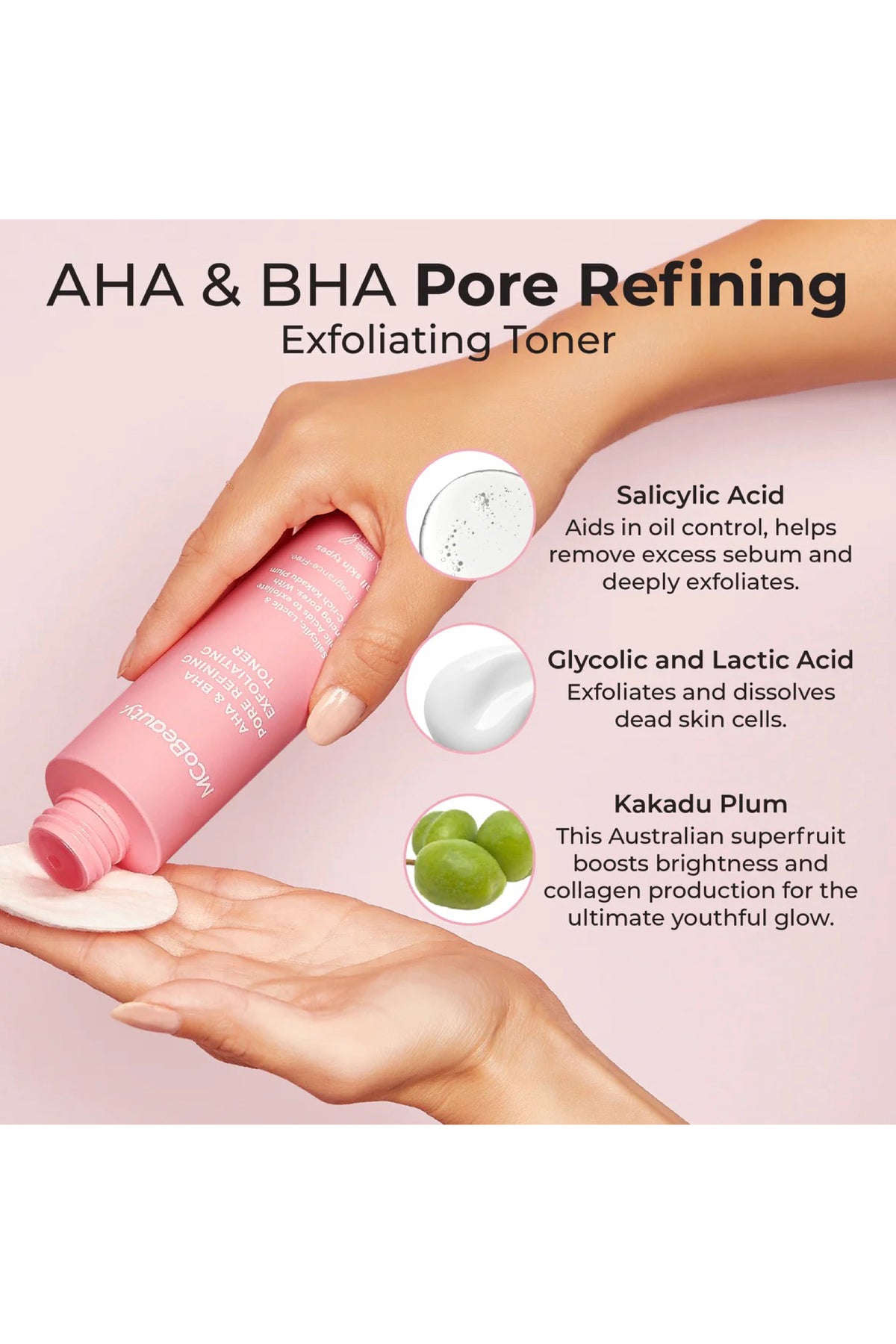 AHA & BHA Pore Refining Exfoliating Toner