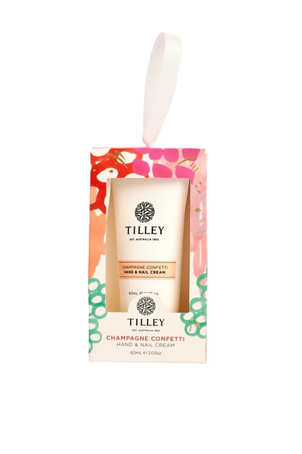 Festive Hand Cream Ornament 60ml Champagne Confetti