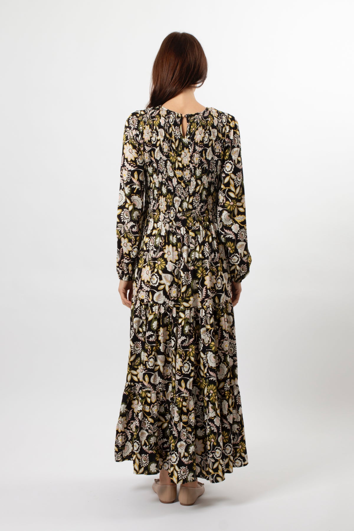 Hazel Dress Fold Floral