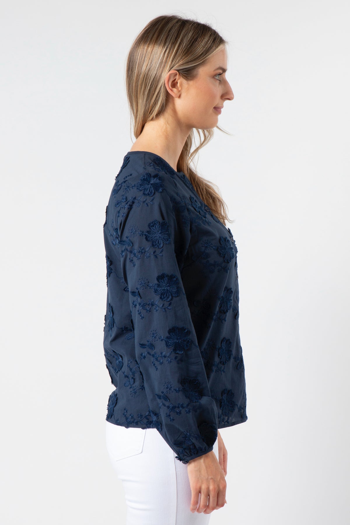 Frida Blouse Navy