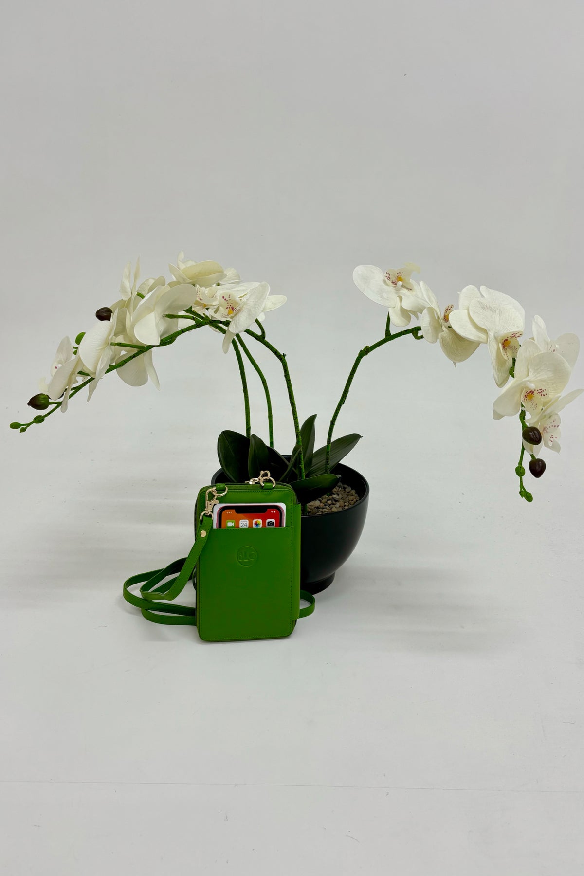 Cell Phone Cross Body Bag Green