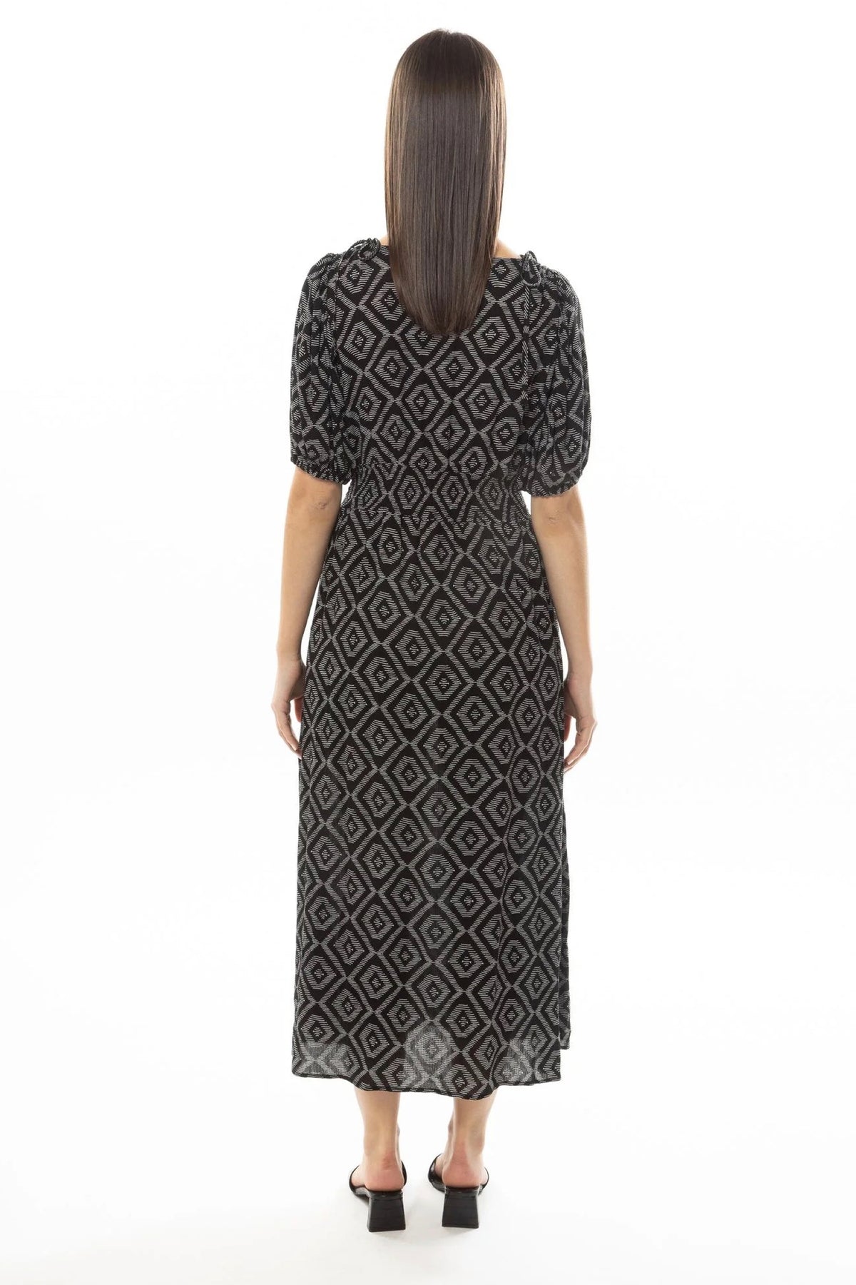 Skilful Midi Dress Mono Stitch