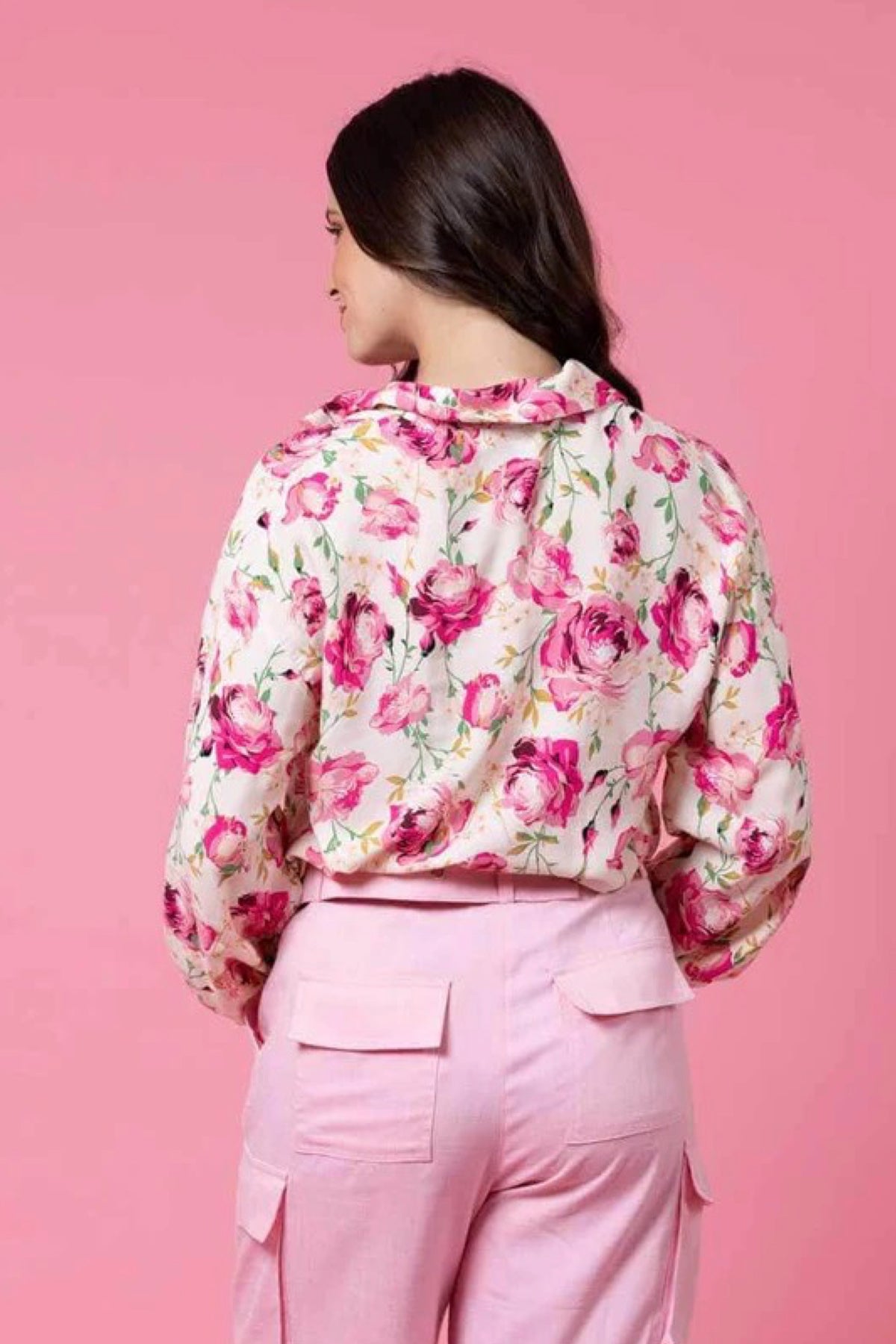 Rosa Shirt Beige Floral