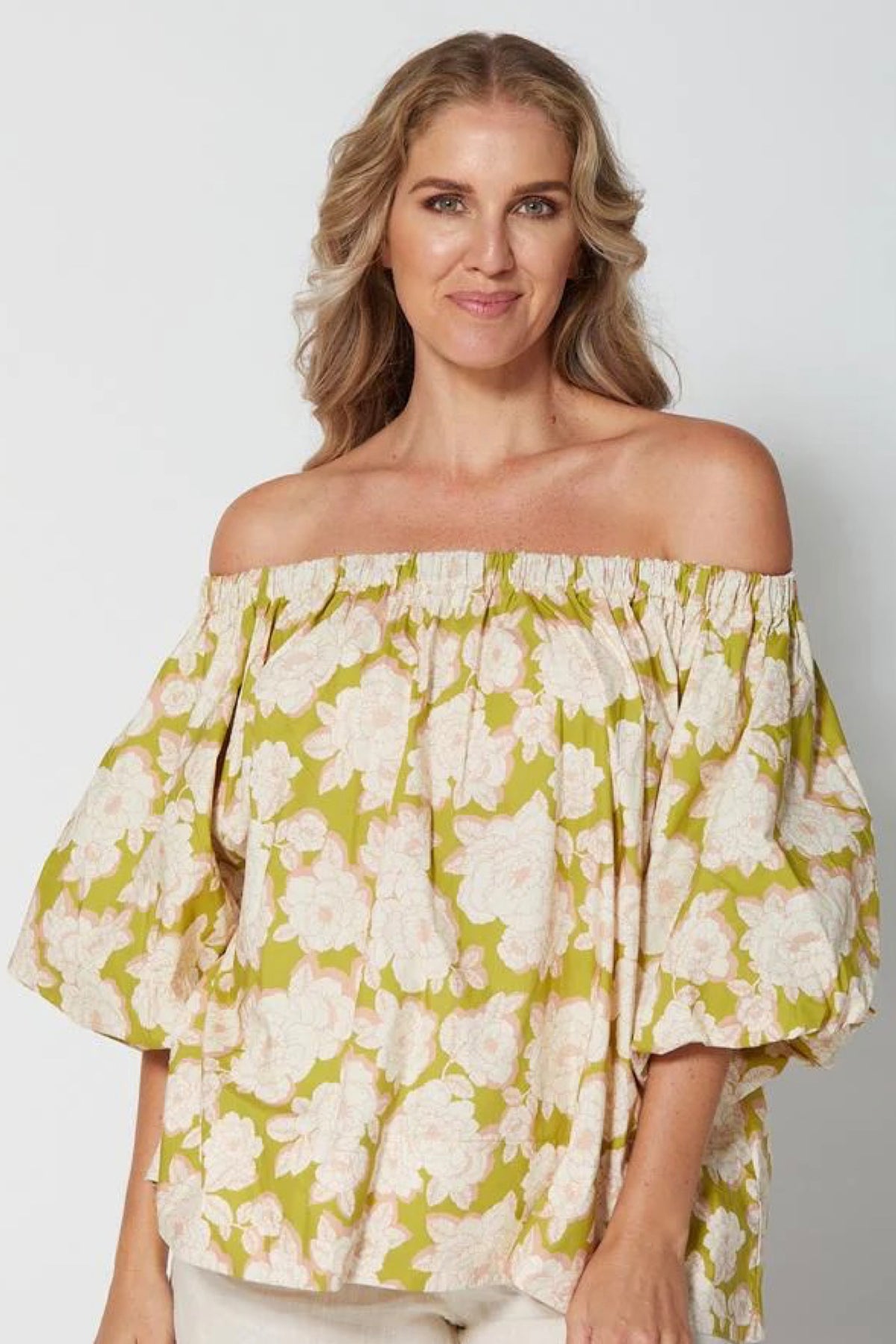 Santorini Blouse Rosa Olive