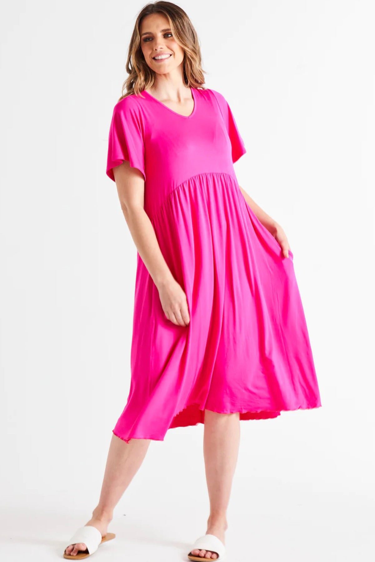 Donna Dress Raspberry