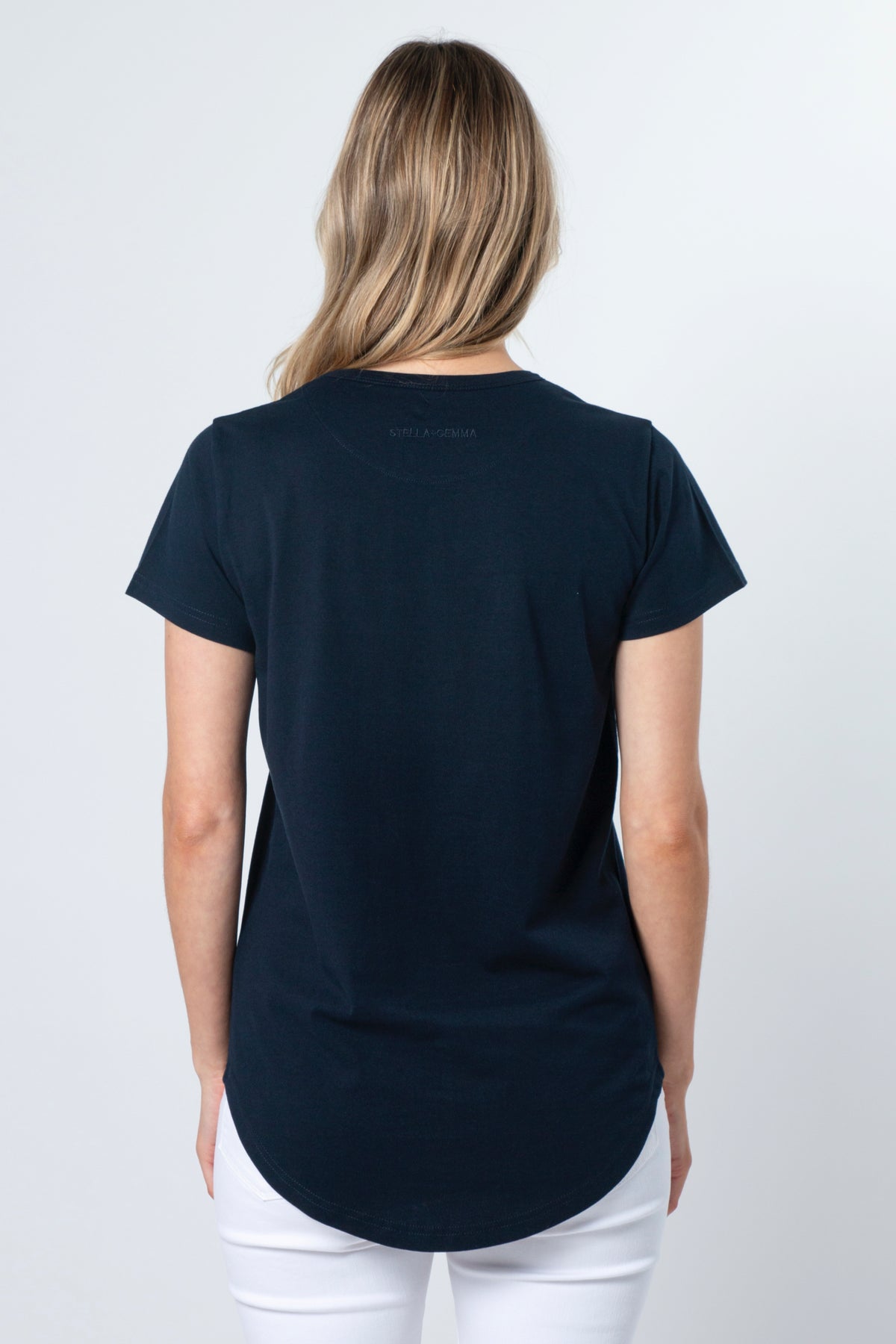 T-Shirt Navy Geo