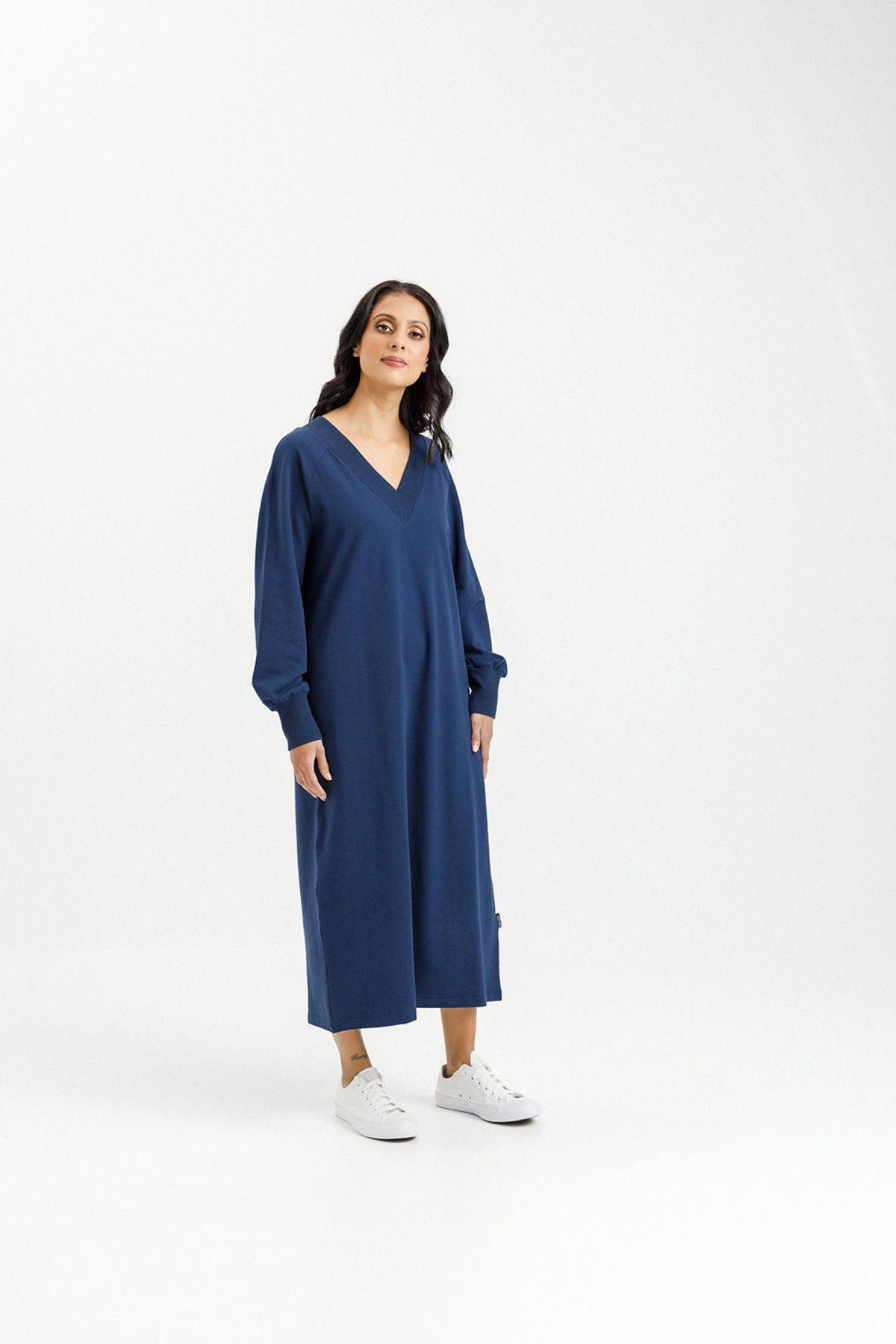 Laney Dress Indigo Blue