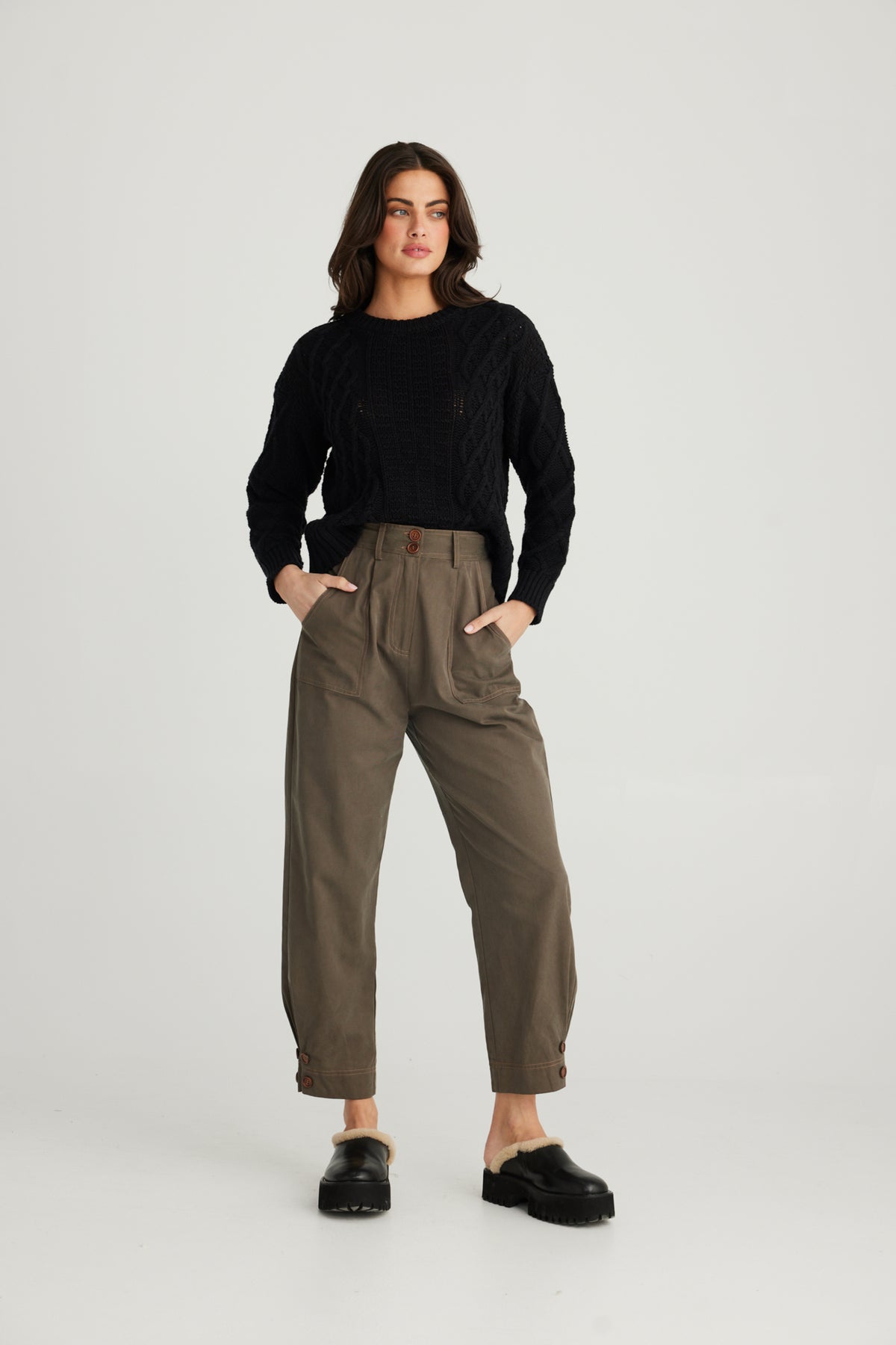 Artemis Pants Khaki