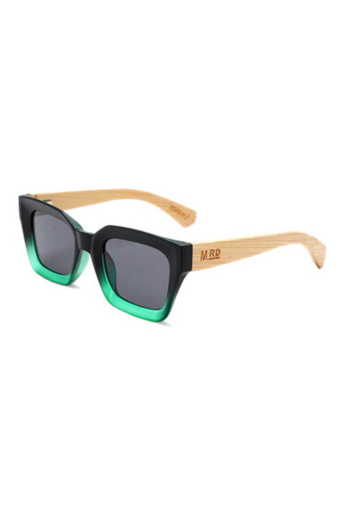 Weekender Black/Green/Wood Sunnies