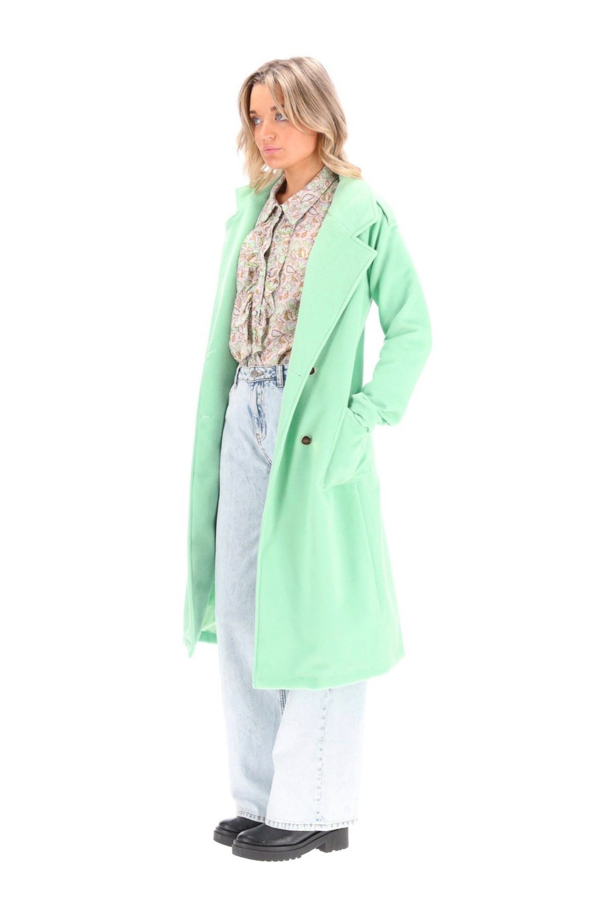 Kendra Coat Green