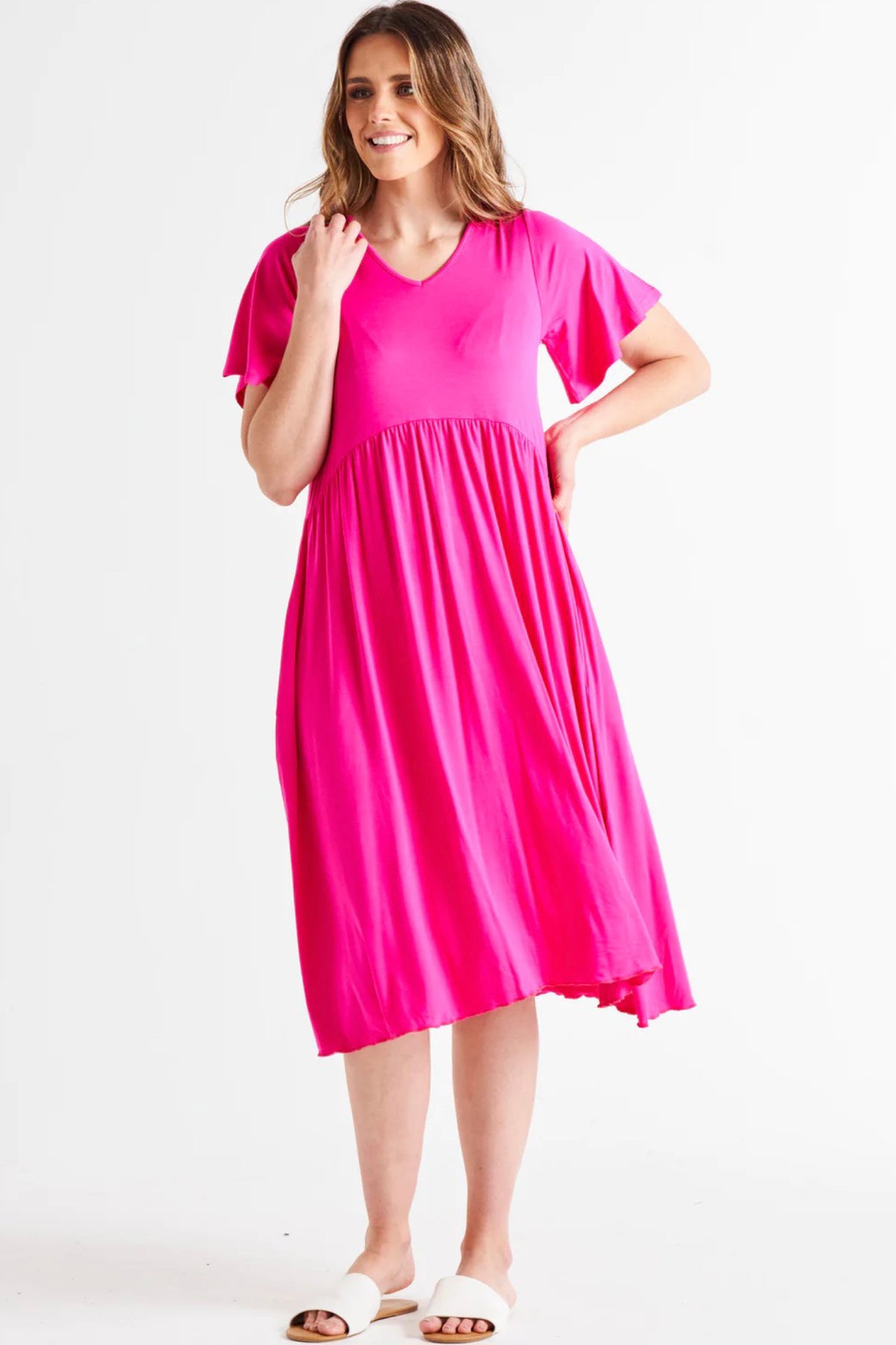 Donna Dress Raspberry