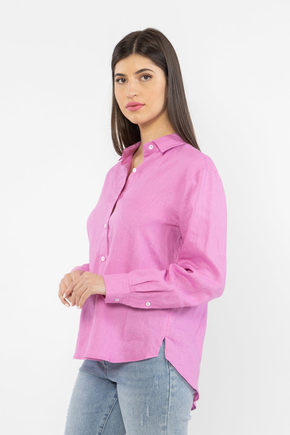 Ultimate Linen Shirt Bubblegum