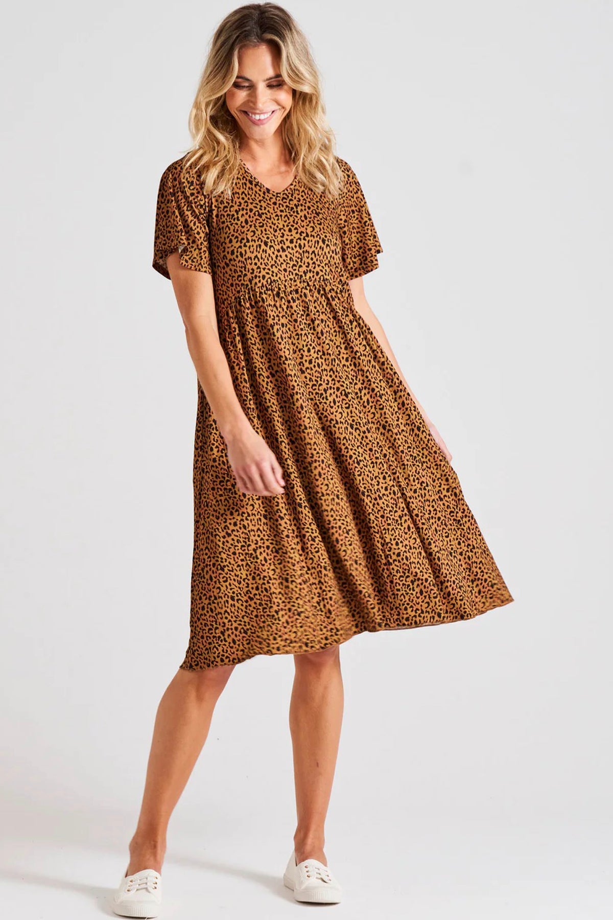 Donna Dress Wild Print