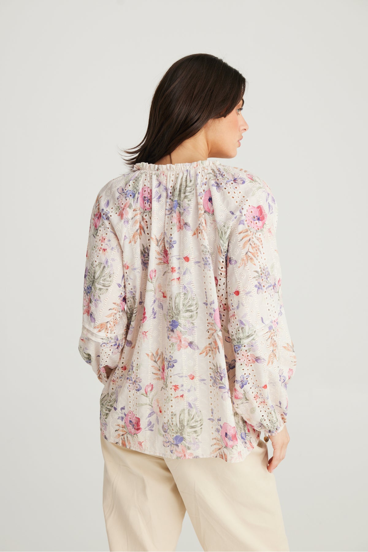 Billy Ray Top Floral Broderie