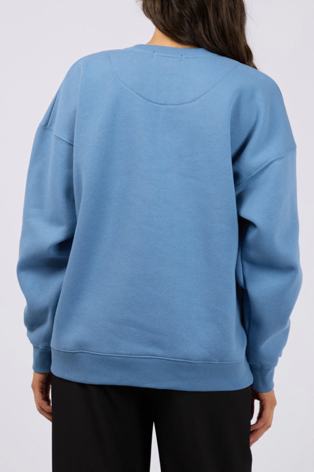 New York Oversized Crew Blue