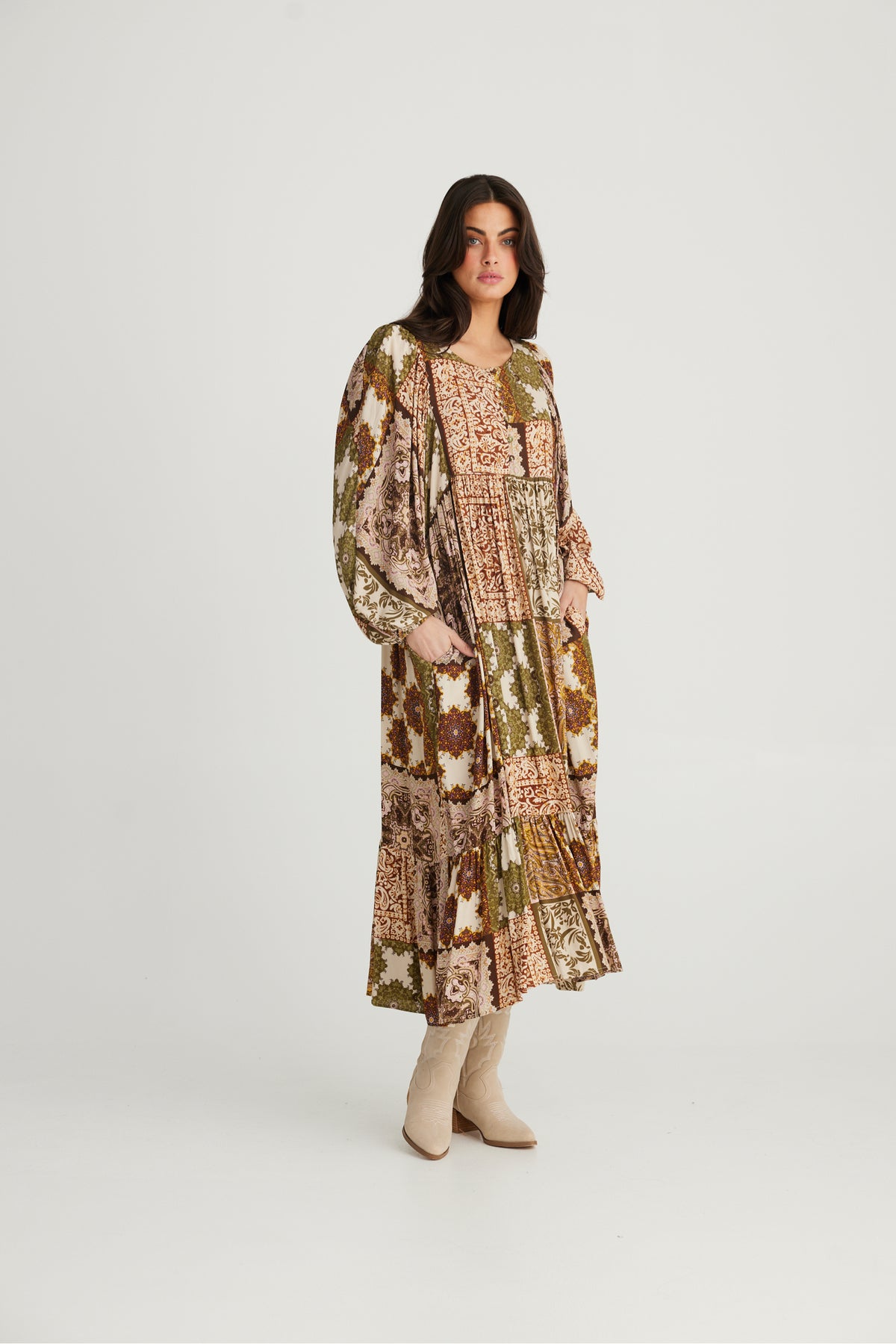 Mira Dress Paisley Gardens