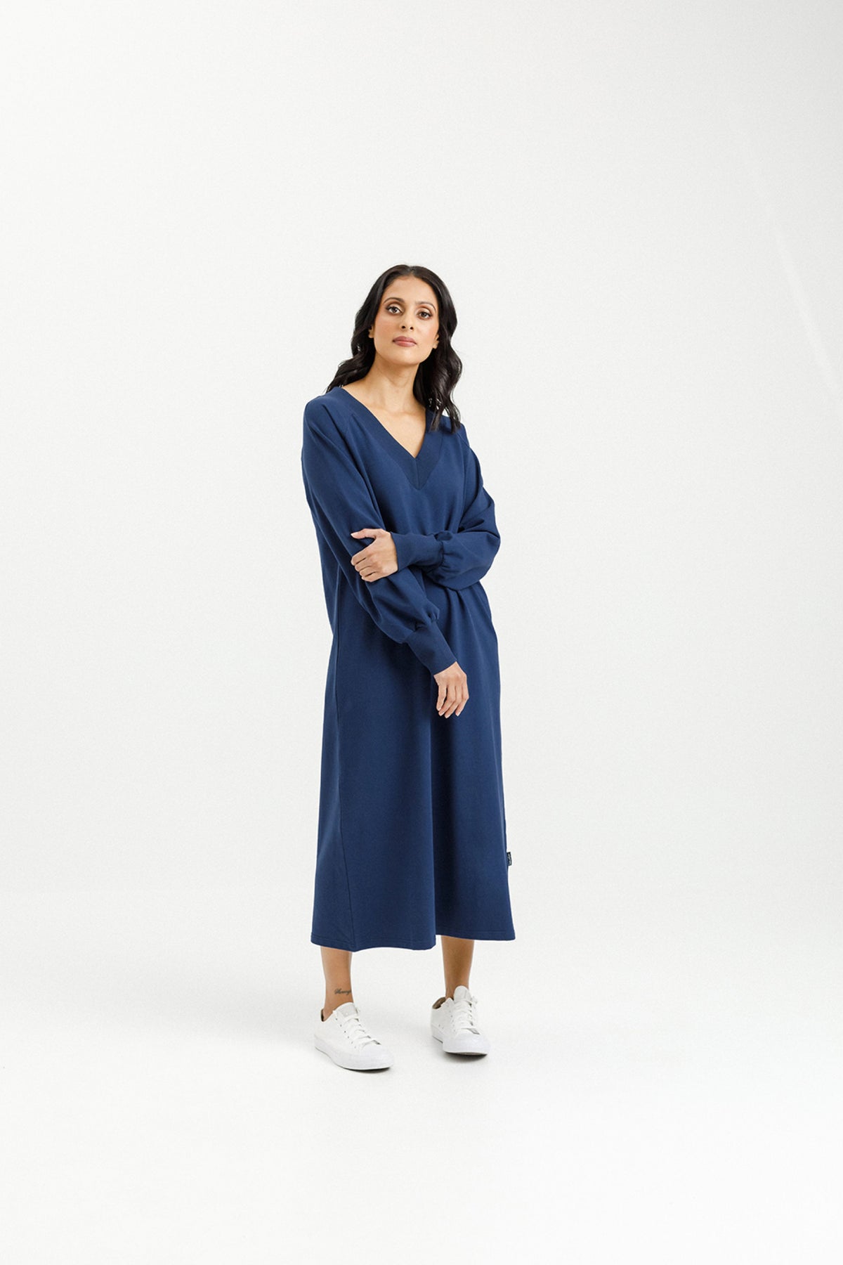 Laney Dress Indigo Blue