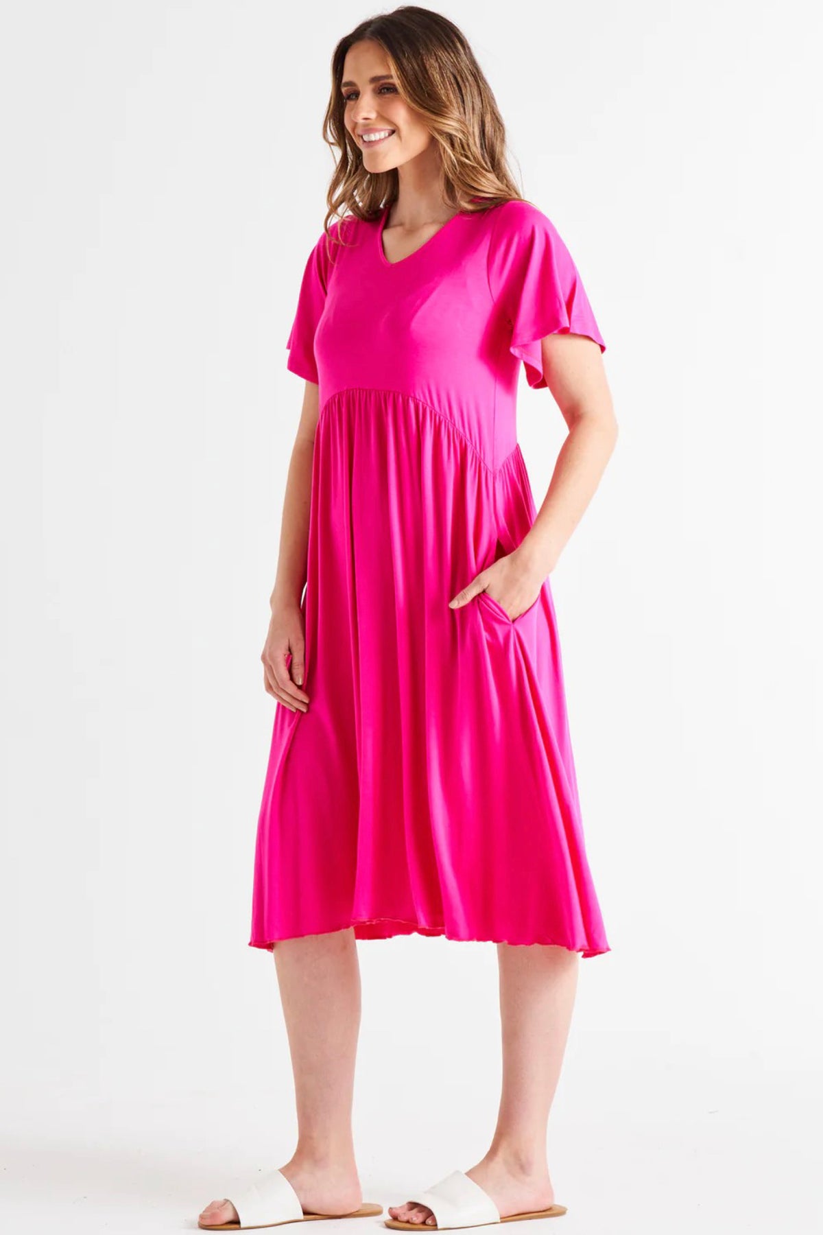 Donna Dress Raspberry